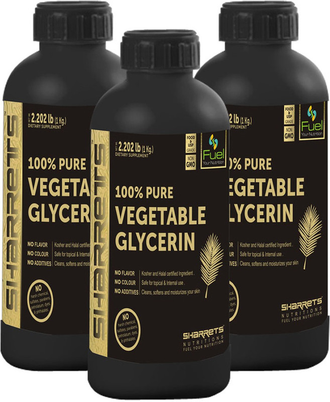 SHARRETS NUTRITIONS 100% pure vegetable glyerin(3000 g)