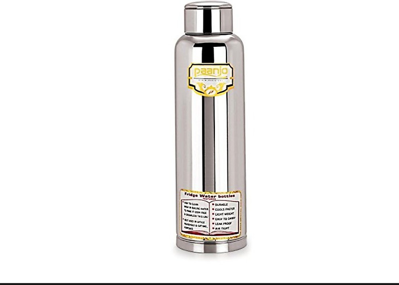 kts paanjo stainless steel bottle 900 ml Bottle(Pack of 1, Silver)