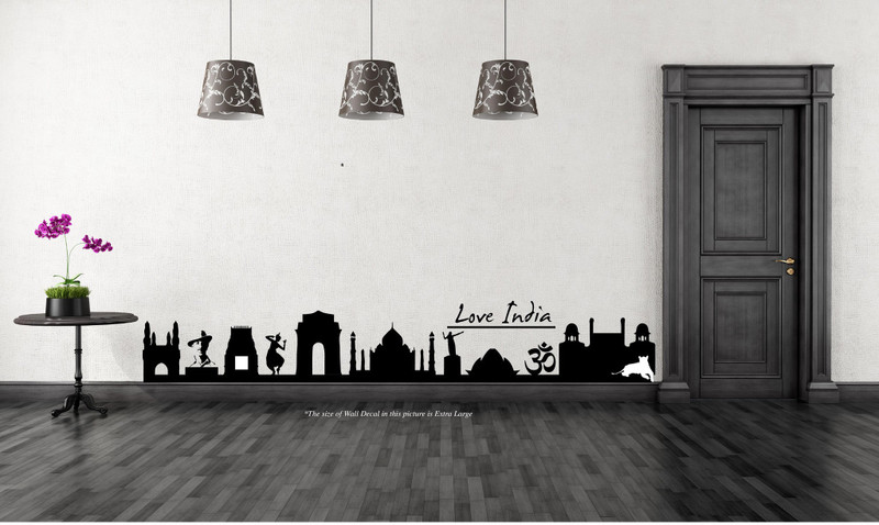 peacockirde Large Wall Decal  Sticker(Pack of 1)