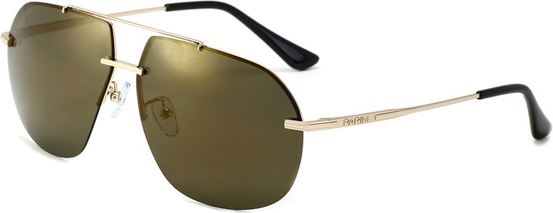 PARIM Aviator Sunglasses(Golden)