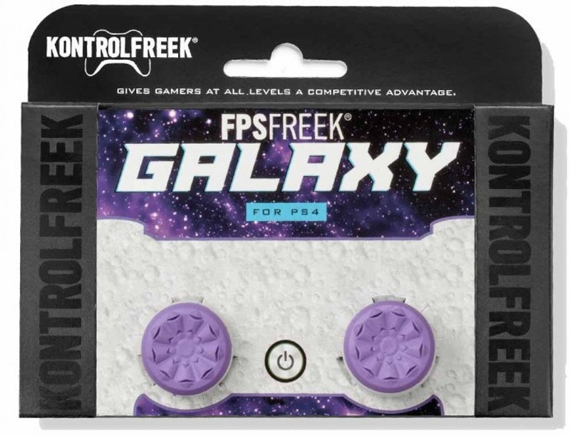 KontrolFreek FPS Freek Galaxy Thumb Grips for Playstation 4  Gaming Accessory Kit(Purple, For PS4)