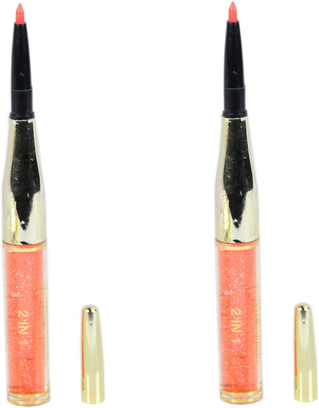 Selva Front Glossy Liquid eye Liner set of 2 9 ml(Peach)