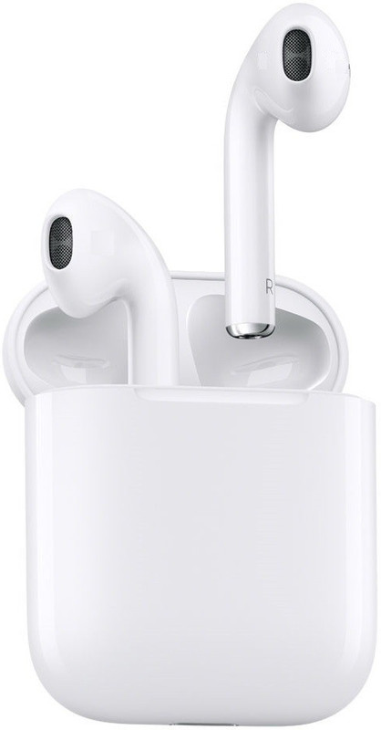 handh id i7s TWS Bluetooth Headset with Mic(White, In the Ear)