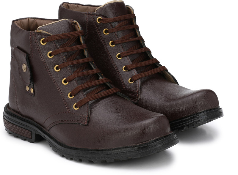shoe house Boots For Men(Brown)