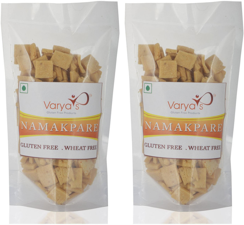 Varya's Gluten Free Namakpare(Pack of 2, 2 x 200, 400 g)