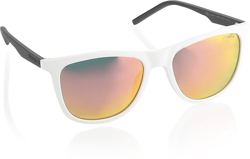 Polaroid Rectangular Sunglasses(Red)