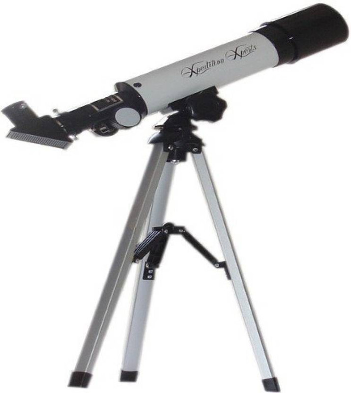 Simxen Land & Sky Telescope For Kids Educational - Optical Glass & Metal Tube Refractor Telescope for Watching Planets (90X Power) With Tripod & 2 Eyepieces Refracting Telescope(Manual Tracking)