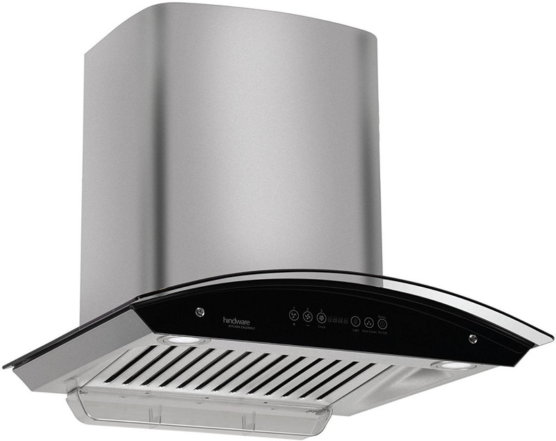 Hindware cleo 60 Wall and Ceiling Mounted Chimney(black 1200 CMH)