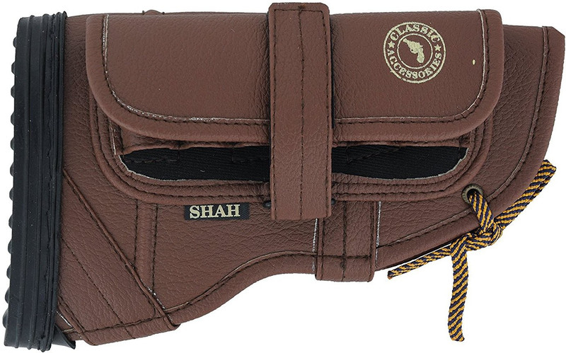 SHAH Leather types 12 Bore Gun Butt Cover, Bag Cover Free Size(Brown)