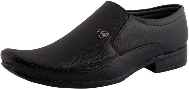 kempace elegant formal 119 Slip On For Men(Black)