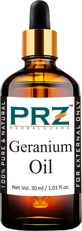 PRZ Geranium Essential Oil (30ML) - Pure Natural Aromatherapy Massage Oil For Skin Care & Hair Care Hair Oil(30 ml)