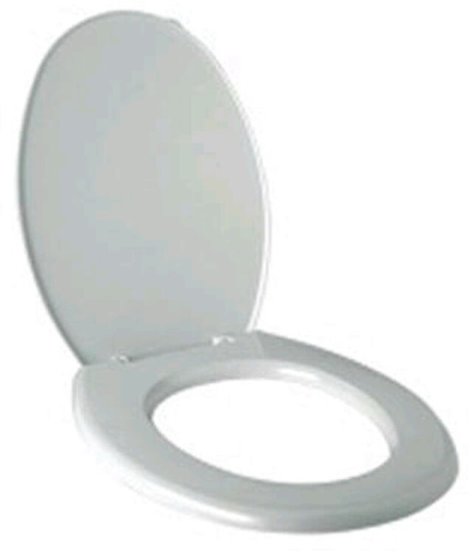 parryware seat cover - standard white Western Commode(white)