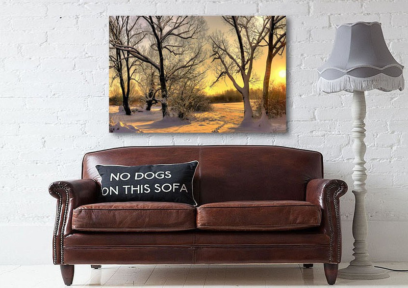 paper plane design Canvas wooden box framed painting Landscape Footsteps In Snow Canvas Art Prints - High definition - Home Decor Painting Canvas 14 inch x 20 inch Painting