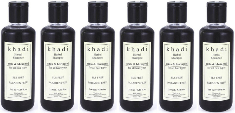 Khadi Herbal AMLA & BHRINGRAJ SHAMPOO WITH SLS & PARABEN FREE(1260 ml)