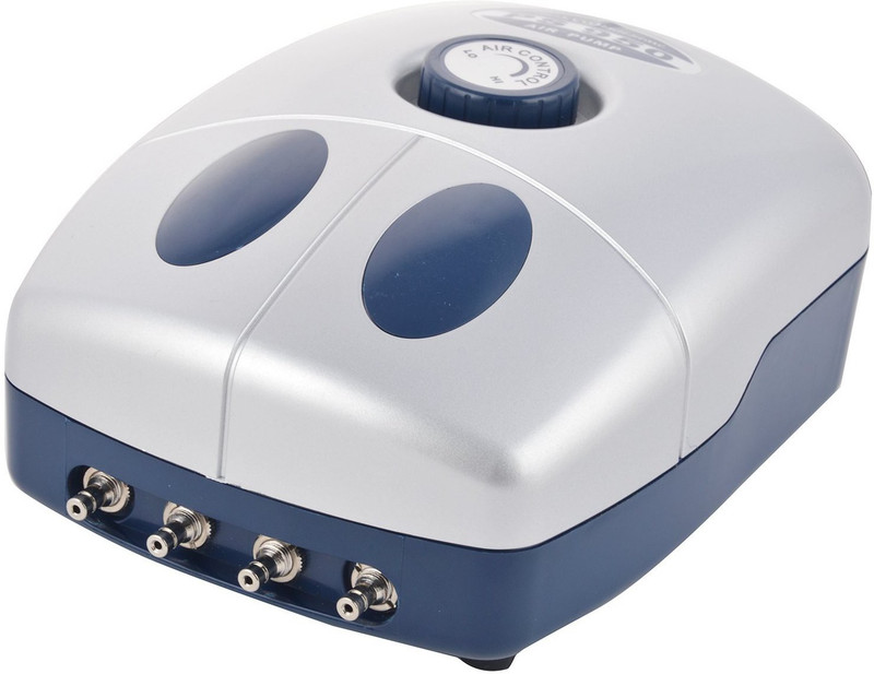 Minjiang PS-950 Air Pump | Power:10W | Output:1000L/hr | 4 Nozzle | Air Aquarium Pump(90 cm)