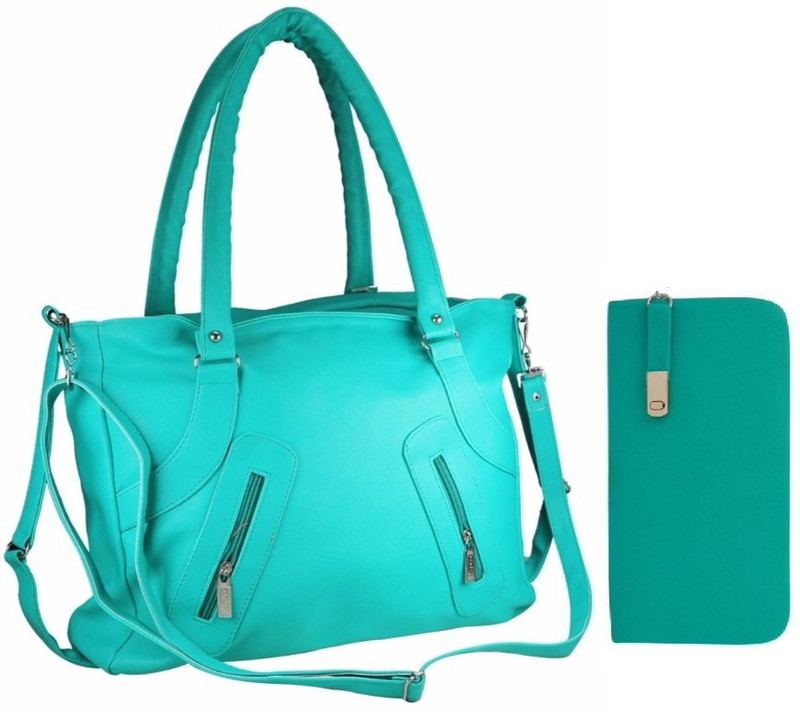 bellina Women Green Shoulder Bag