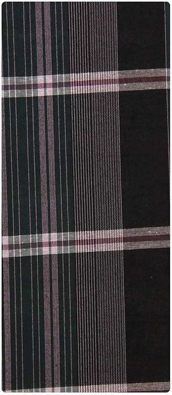 244 Checkered Black Lungi
