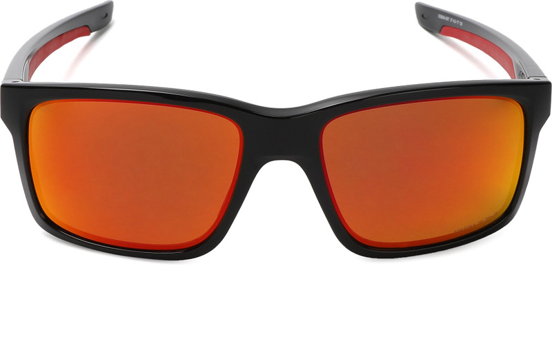 Oakley MAINLINK Rectangular Sunglass(Red)