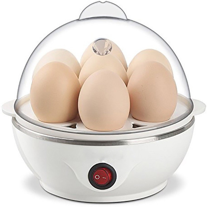 OM FEBRIC egg rp78 Mini Electronic Boiler Egg Cooker(Multicolor, 7 Eggs)