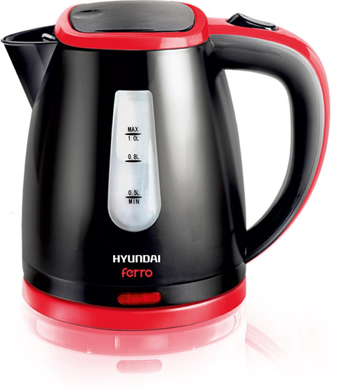 Hyundai HKF10C1P-CXF Ferro Electric Kettle(1, Red, Black)