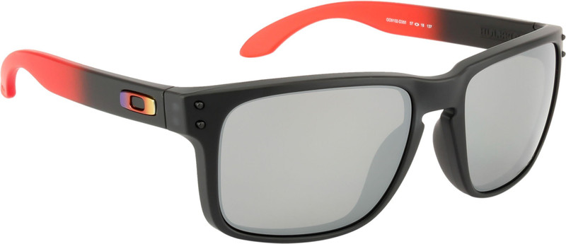Oakley Wayfarer Sunglass(Grey, Silver)