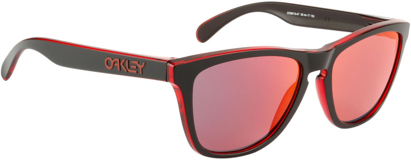 Oakley Wayfarer Sunglass(Grey, Red)