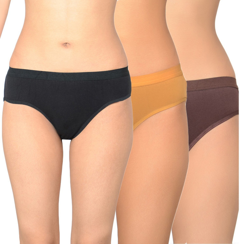 WOMS Women Hipster Multicolor Panty(Pack of 4)