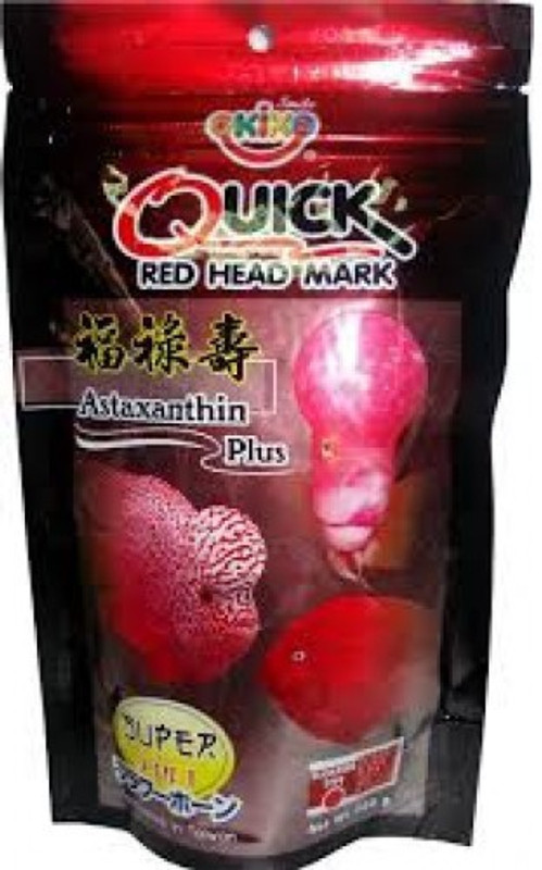 okiko OKIKO Red Head Mark 100g Flower horn Fish Food – Yaathumaagi – Aqua world Fish 100 g Dry Fish Food