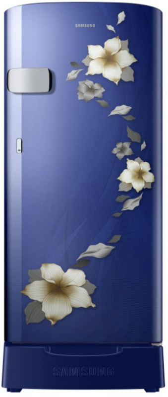 Samsung 192 L Direct Cool Single Door 2 Star Refrigerator(Star Flower Blue, RR19N1Z22U2-HL/RR19N2Z22U2-NL)