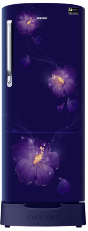 Samsung 230 L Direct Cool Single Door 3 Star Refrigerator(Rose Mallow Blue, RR24M285ZU3-NL) Samsung 230 L Direct Cool Single Door 3 Star Refrigerator(Rose Mallow Blue, RR24M285ZU3-NL)