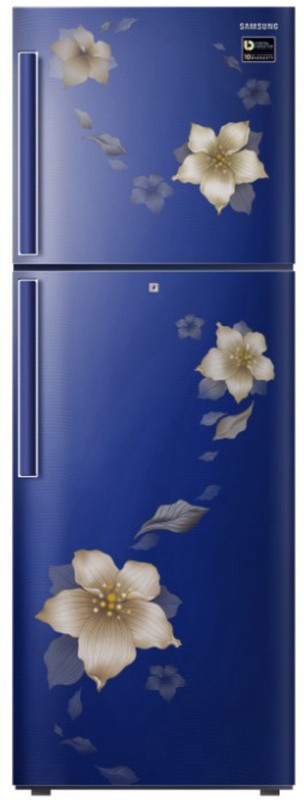 Samsung 253 L Frost Free Double Door 2 Star Refrigerator(Star Flower Blue, RT28N3342U2-HL/RT28N3342U2-NL) Samsung 253 L Frost Free Double Door 2 Star Refrigerator(Star Flower Blue, RT28N3342U2-HL/RT28N3342U2-NL)