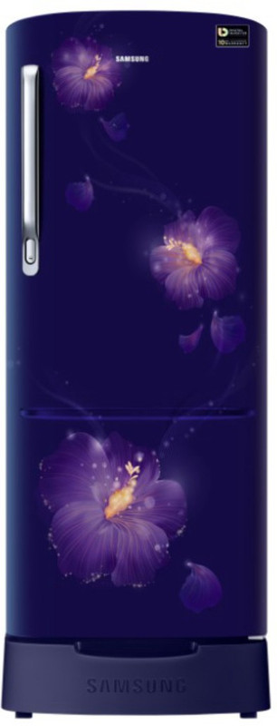 Samsung 212 L Direct Cool Single Door 3 Star Refrigerator(Rose Mallow Blue, RR22N383ZU3-HL/RR22M285ZU3-NL) Samsung 212 L Direct Cool Single Door 3 Star Refrigerator(Rose Mallow Blue, RR22N383ZU3-HL/RR22M285ZU3-NL)
