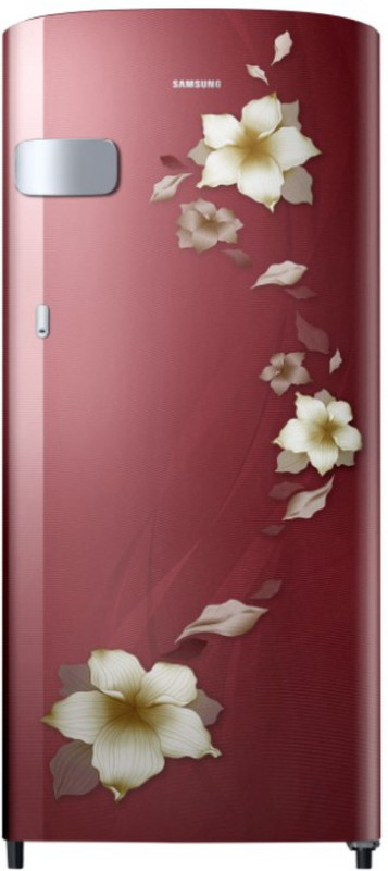 Samsung 192 L Direct Cool Single Door 2 Star Refrigerator(Star Flower Red, RR19N1Y12R2-HL/RR19N2Y12R2-NL)