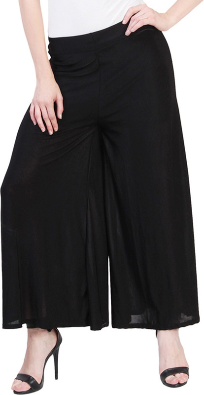shyammc Slim Fit Women Black Trousers