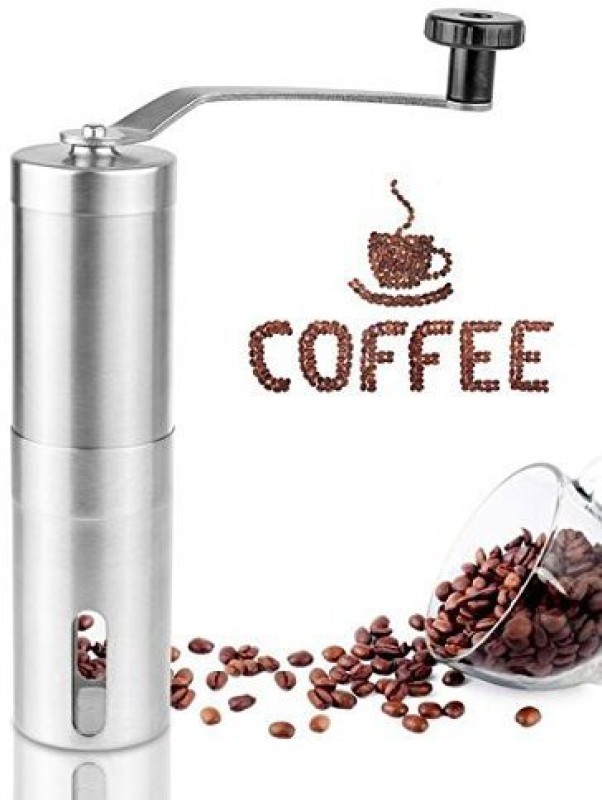 SHAFIRE Manual Stainless Steel Coffee Grinder-Have 10 Mins Of Real Enforced Creative Break Wet Grinder(Multicolor)