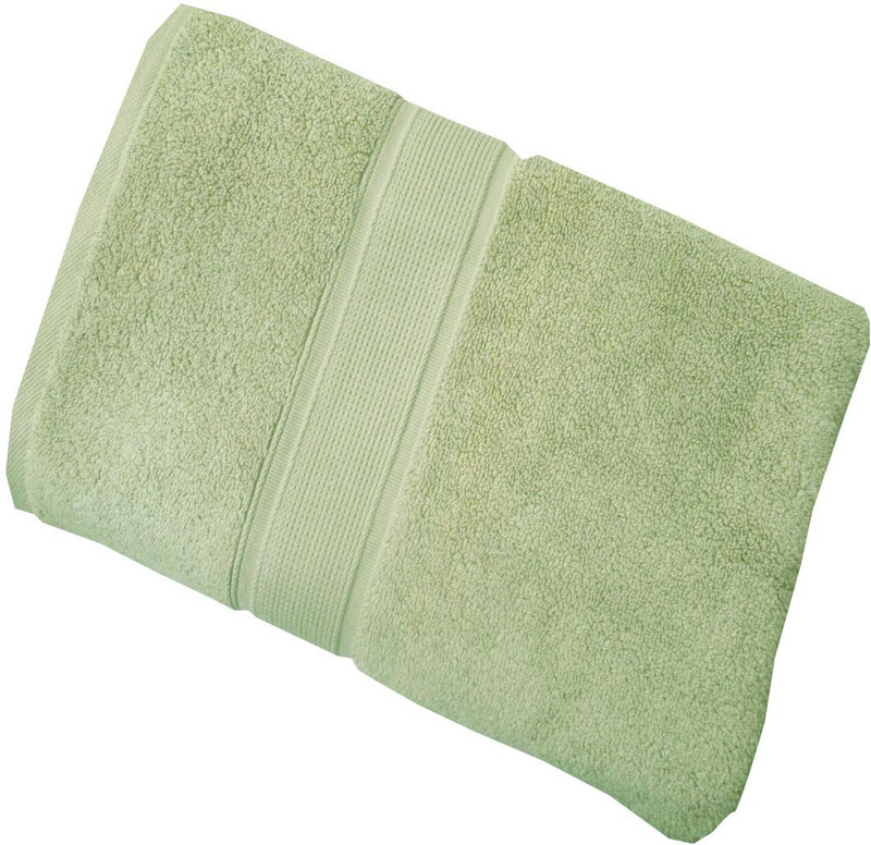 broom Cotton 600 GSM Bath Towel(Light Green)