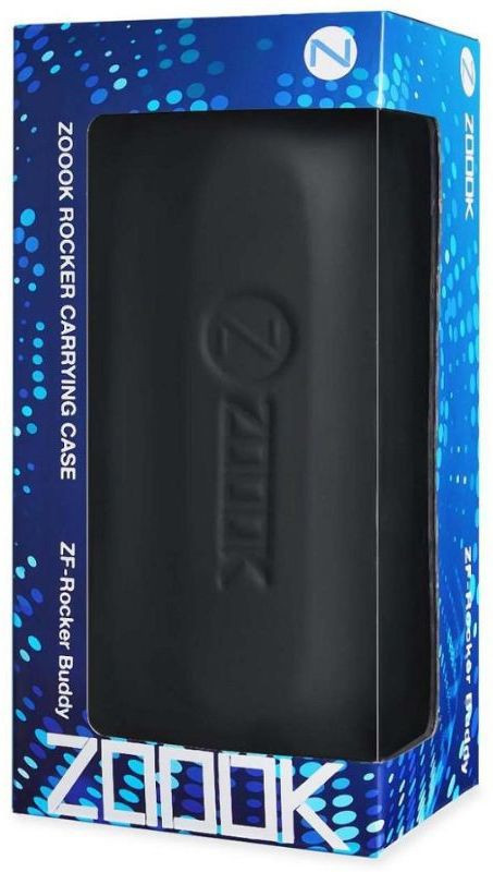 Zoook Speaker Case Cover for Zoook Rocker Buddy - Hard Storage splash-proof Carrying Flip Zipper Travel Case for ZOOOK Rocker-2, JBL Pulse, and JBL Flip-3(Black, Plastic)