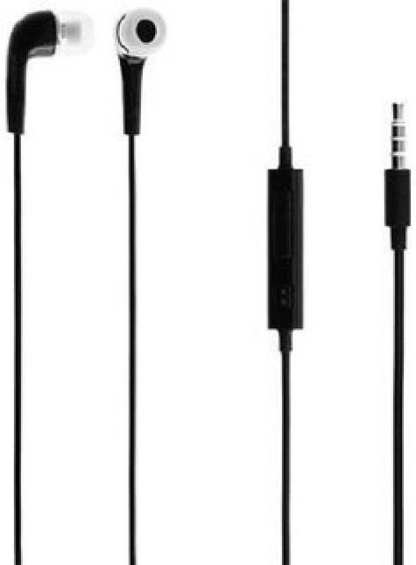 bringworld EHS64AVFWE 3.5mm EHS64 Stereo Headset with Remote and Mic - Black Original OEM Wired Headset with Mic(Black, In the Ear)