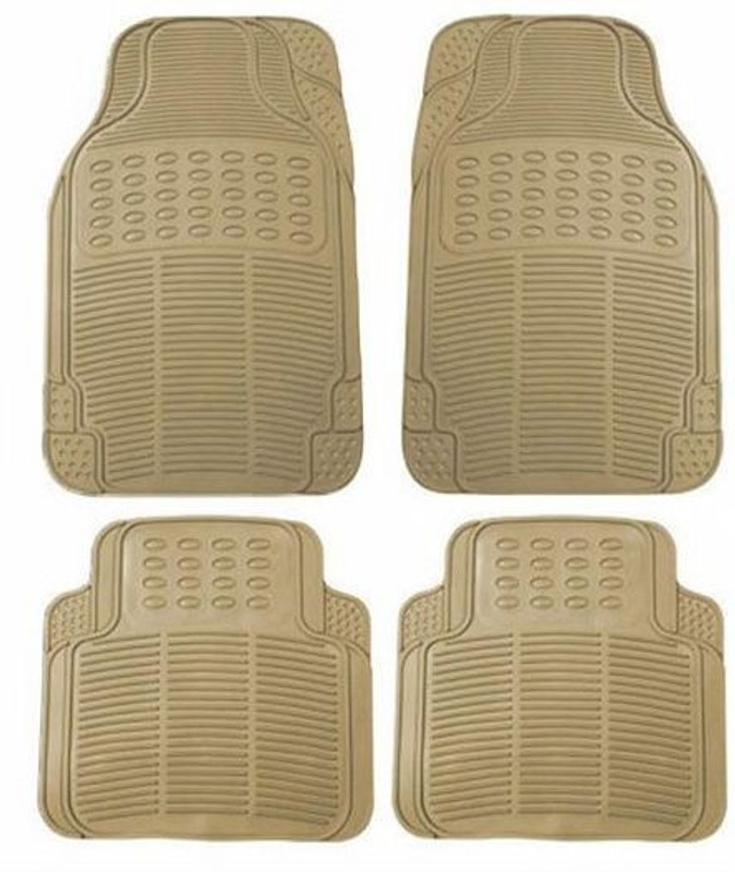 himmlisch Rubber Standard Mat For  Hyundai i10, Xcent, Sonata Embera, Elantra, i10 Active, Verna Fluidic, Elite i20, i20, Santro Xing, Eon, Verna(Beige)