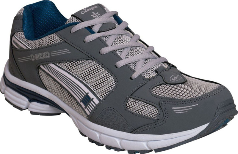 Campus Campus D-MEXo D.gry/Sil/B.Grn Men Running Shoes Running Shoes For Men(Grey, Silver, Green)