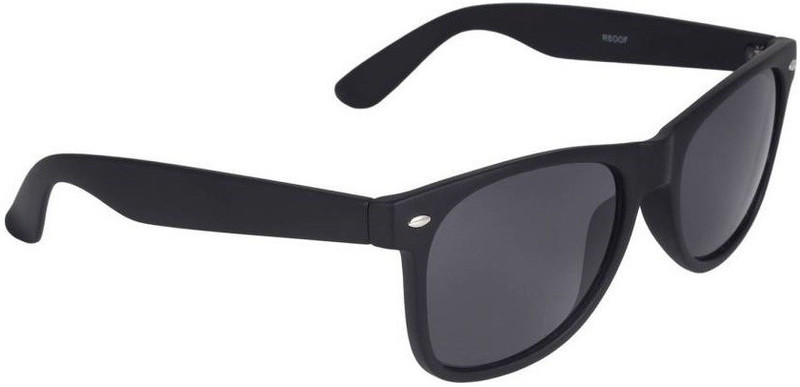 Eyeshot Wayfarer Sunglasses(Black, Violet)