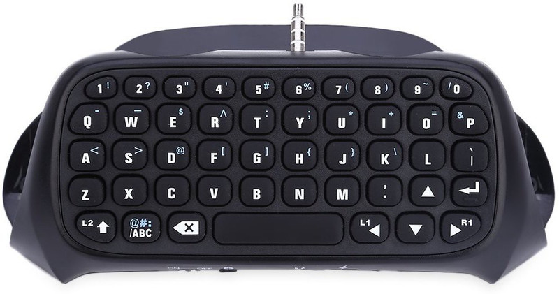 Microware Black Mini Bluetooth wireless Best Adapter keyboard Wireless Gaming Keyboard(Black)