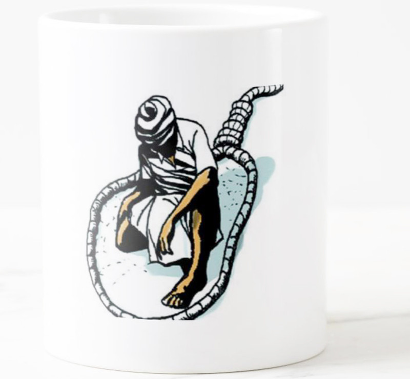 dashing arts art Coffee MUg Ceramic Mug(350 ml)