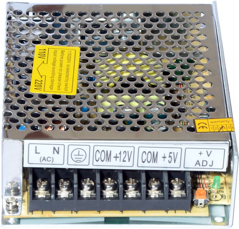 MAA-KU MW smps power supply unit with dual DC output volt option (12v/1A) and (5v/4A) 20 Watts PSU(steel)