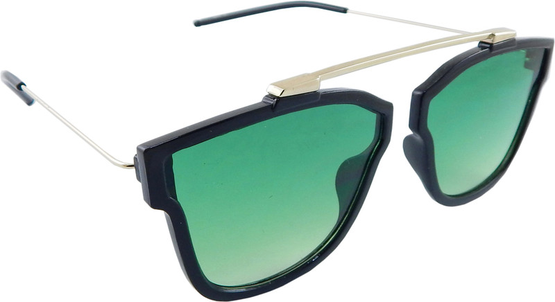 Els Retro Square Sunglasses(Green)