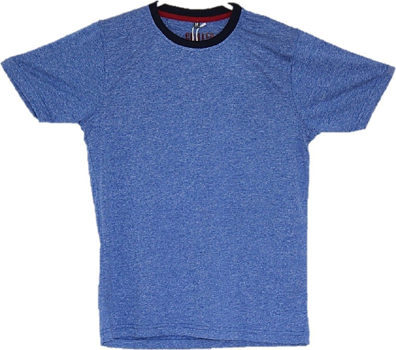 grilled lifestyle Solid Men & Women Round Neck Blue T-Shirt