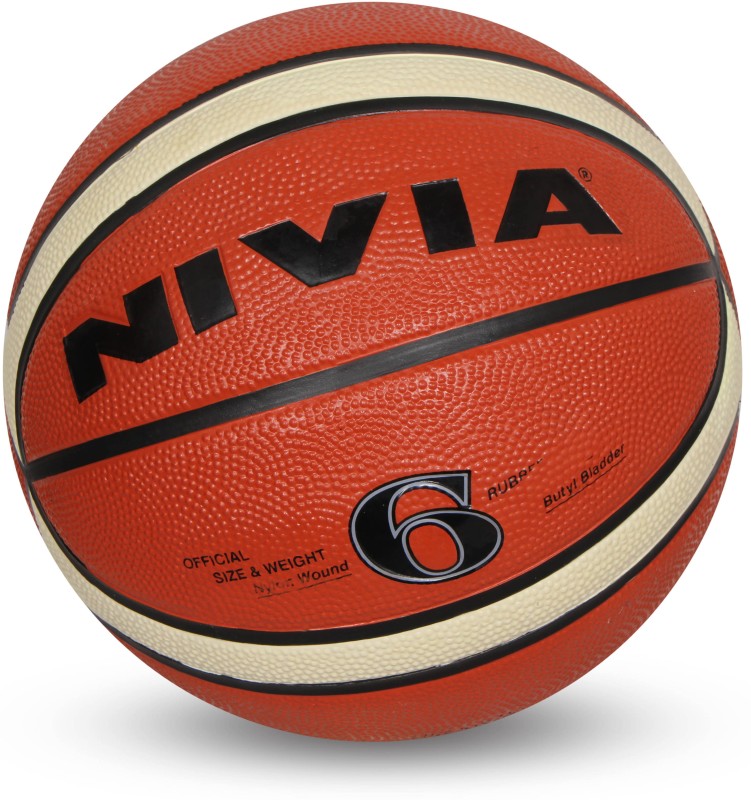 Nivia Engraver Basketball - Size: 6(Pack of 1, Brown)