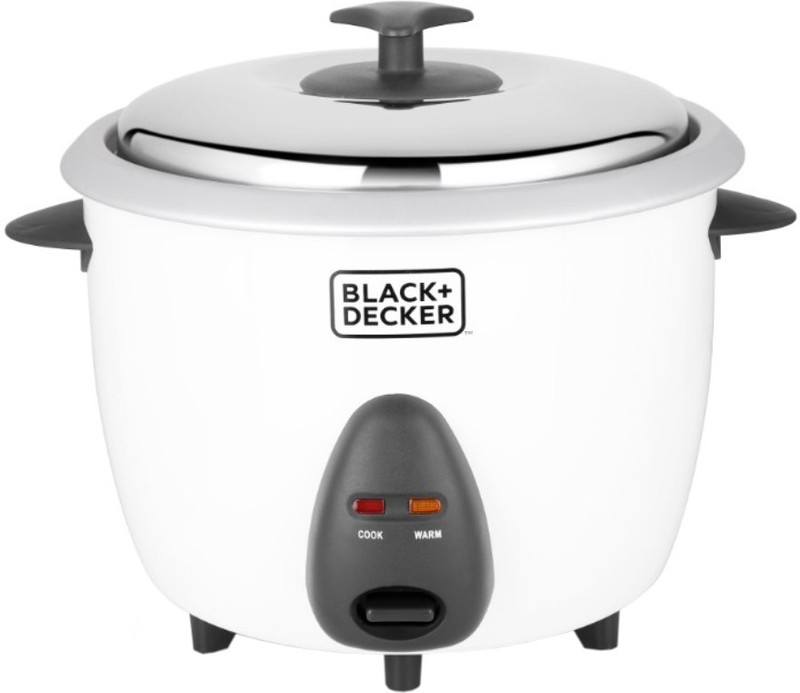 Black & Decker BXRC1801IN Electric Rice Cooker(1.8 L, White)