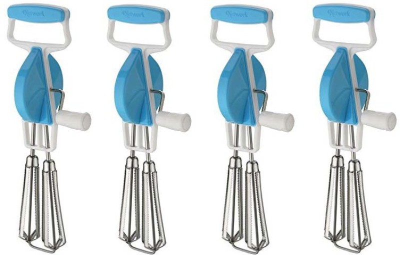 Network Beater pack of 4 0 W Hand Blender(Bule)