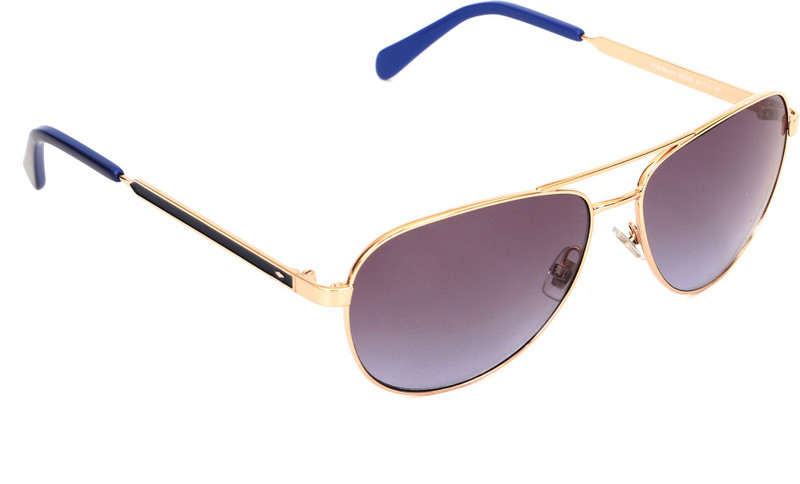 Fossil Aviator Sunglasses(Violet)